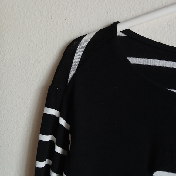 Vince Camuto Women’s Stripe 3/4 Sleeve Sz 1X Top - Picture 7 of 12